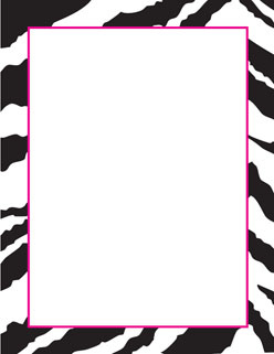 free printable zebra paper borders - Seivo ...