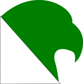 Hawk Logo Green clip art - vector clip art online, royalty free ...