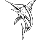 Marlin Clipart - Mascot Clipart