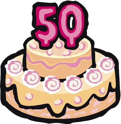 Pin Free Happy 50th Birthday Clip Art Cake - ClipArt ...
