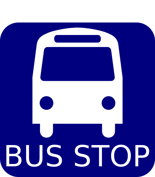 Bus Stop Sign Clip art - Symbols - Download vector clip art online
