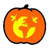 754 views Pumpkin Carving Patterns, Jack-O-Lantern patterns, My halloween ...