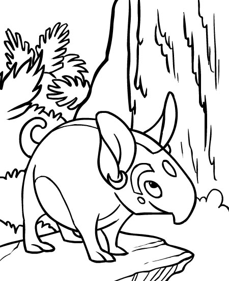 Neopets - Geraptiku Colouring Pages