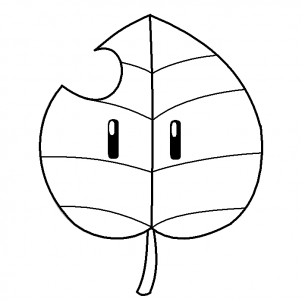 How to Draw a Tanuki Leaf, Tanooki Leaf, Step by Step, Video Game ...