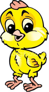 Cartoon Faces | Funny Cartoon Face of a Cute Yellow Chick