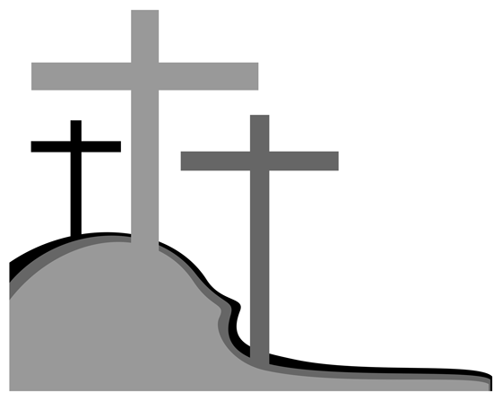 3 Crosses On A Hill Clip Art - ClipArt Best