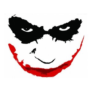 Wall Graphix: Batman Dark Knight - The Joker Face 23 x ...