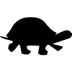 Baby Turtle Silhouette - ClipArt Best