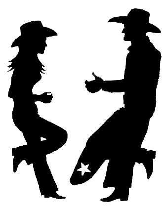Western Silhouettes Clipart