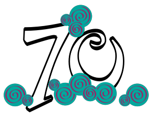 Happy 70th Birthday Clipart