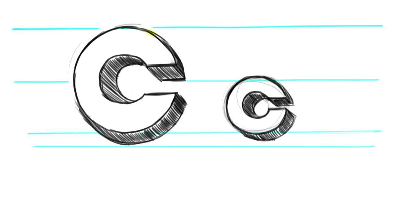 How Draw Lowercase Bubble Letters