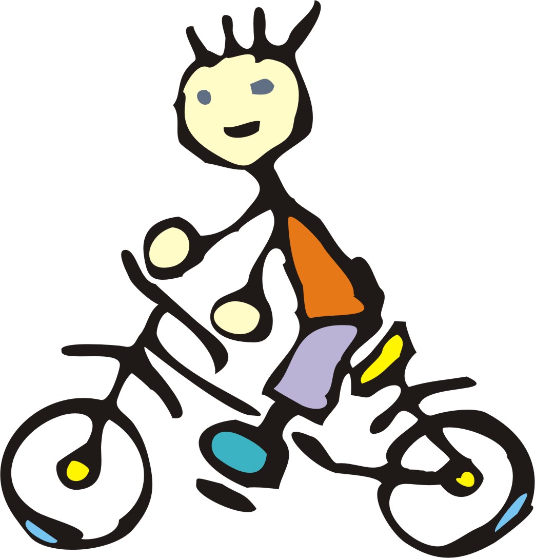 free cartoon bicycle clip art - photo #40