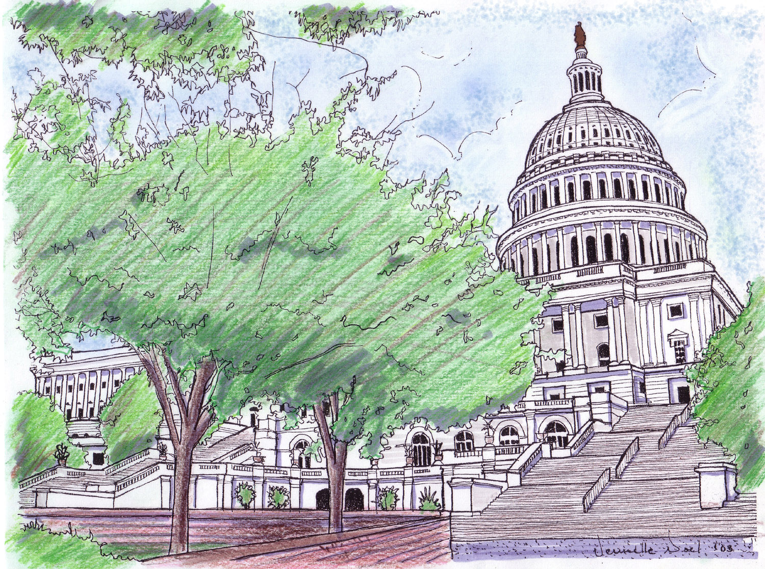 Galleries Related: Capitol Clip Art , Capitol Dome Drawing , Capitol Building , White House Drawing ,