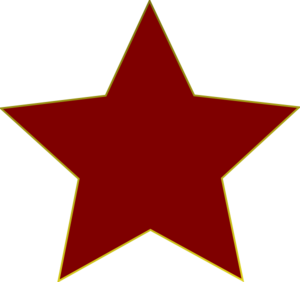 Red Star Clip Art - vector clip art online, royalty ...