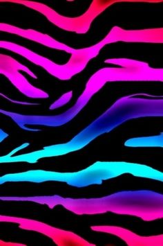 Colorful Neon Zebra Print - ClipArt Best