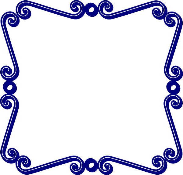Blue Frame Clip Art - vector clip art online, royalty ...
