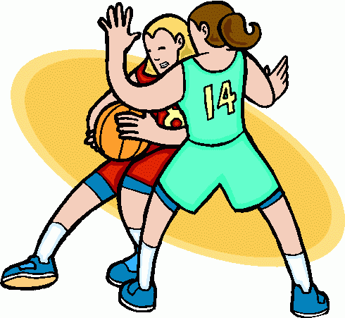 Girls Basketball Clip Art