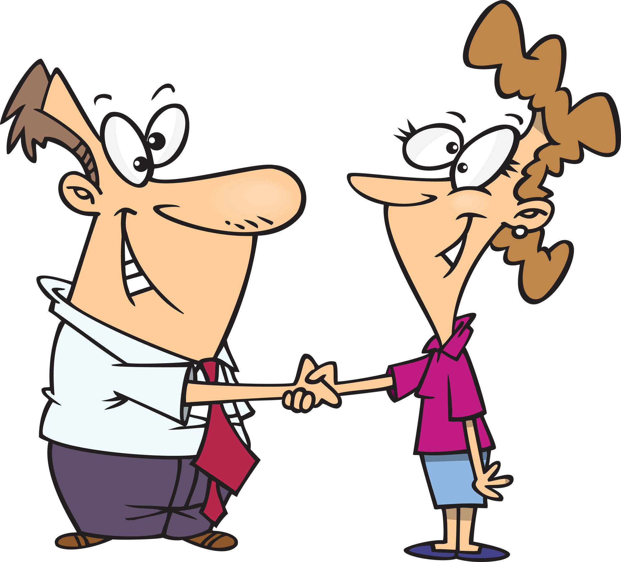 Cartoons Shaking Hands - ClipArt Best