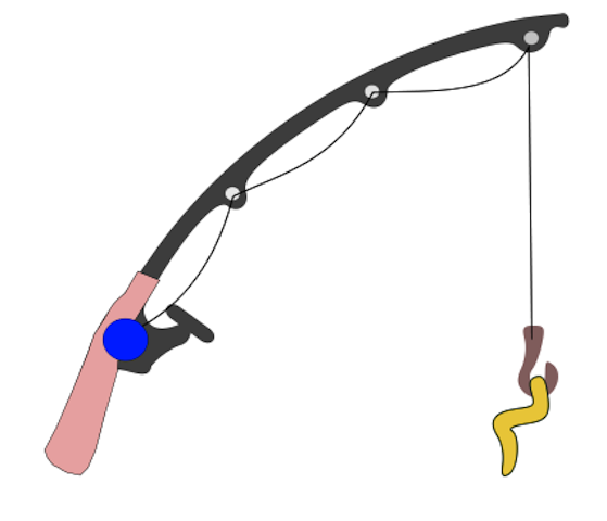 fishing pole clipart - photo #7