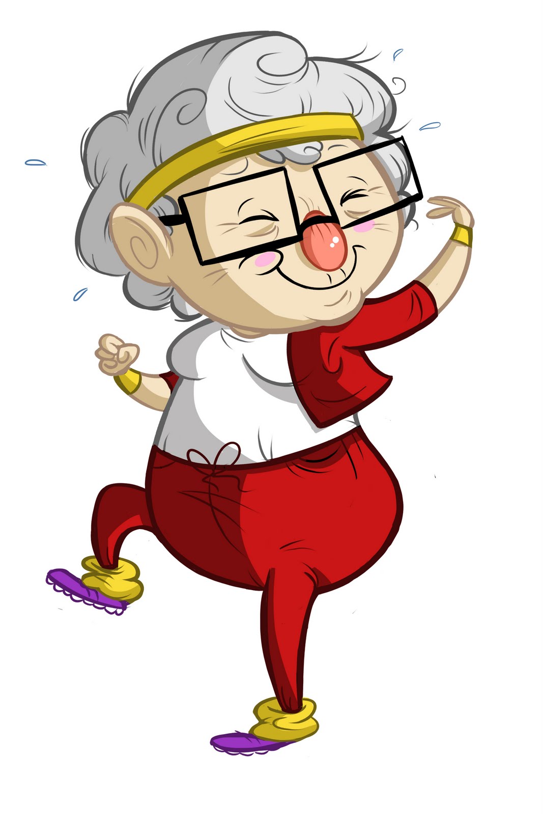 clipart old lady cartoon - photo #2