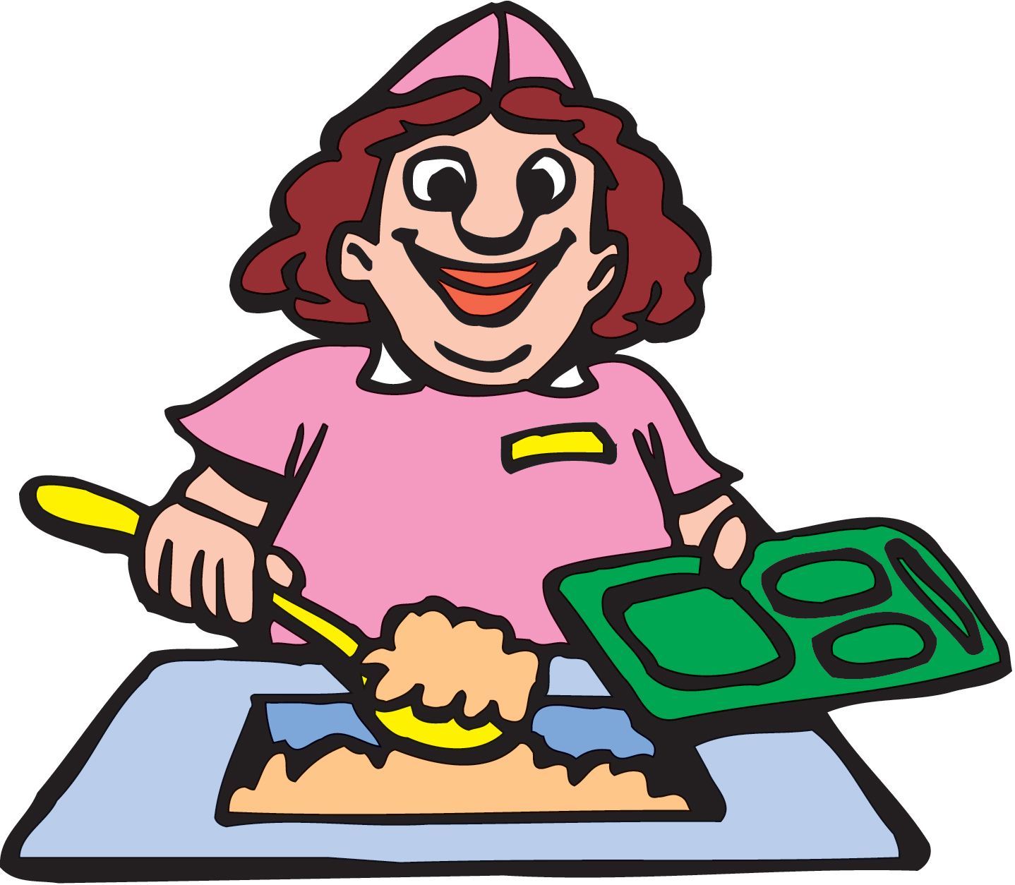 Cafeteria Worker Clipart - Viewing Gallery