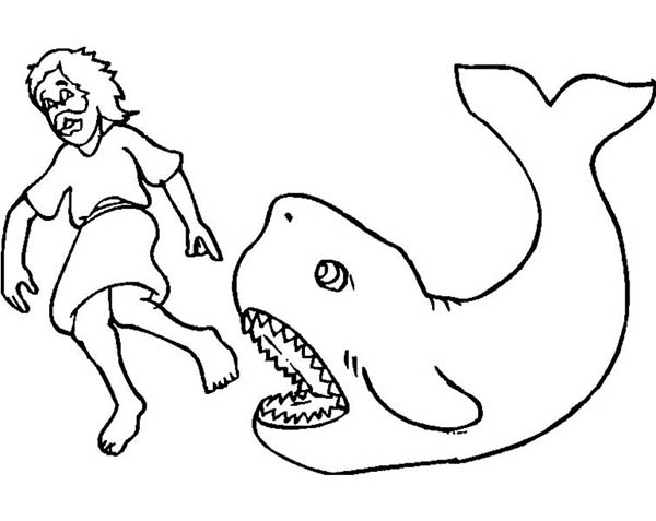 Jonah And Whale Coloring Page | Jos Gandos Coloring Pages For Kids