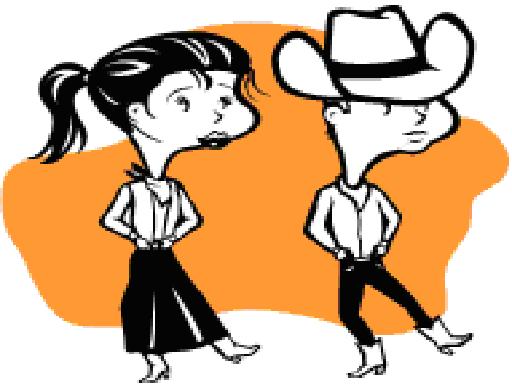 Line Dancing Clipart