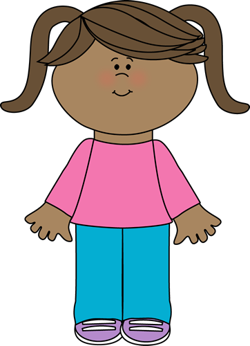 Little Girl Reading Clipart - Free Clipart Images