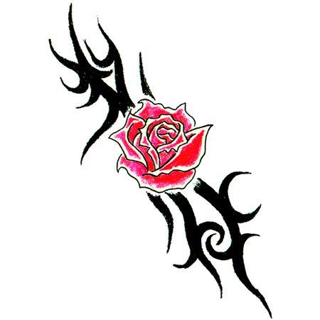 26 Beautiful Tribal Rose Tattoos | Only Tribal - ClipArt Best - ClipArt Best