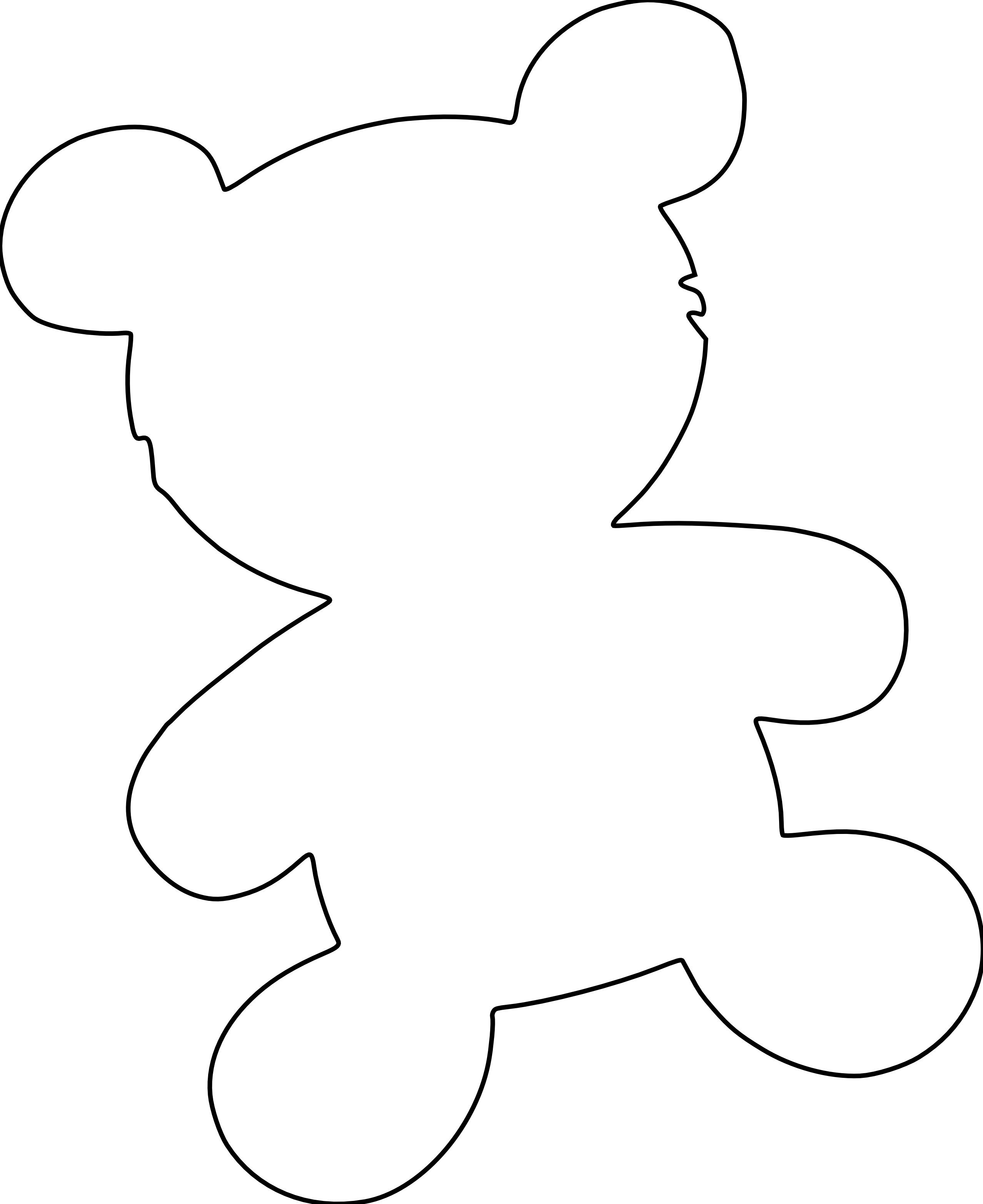 Bear Silhouette Clip Art