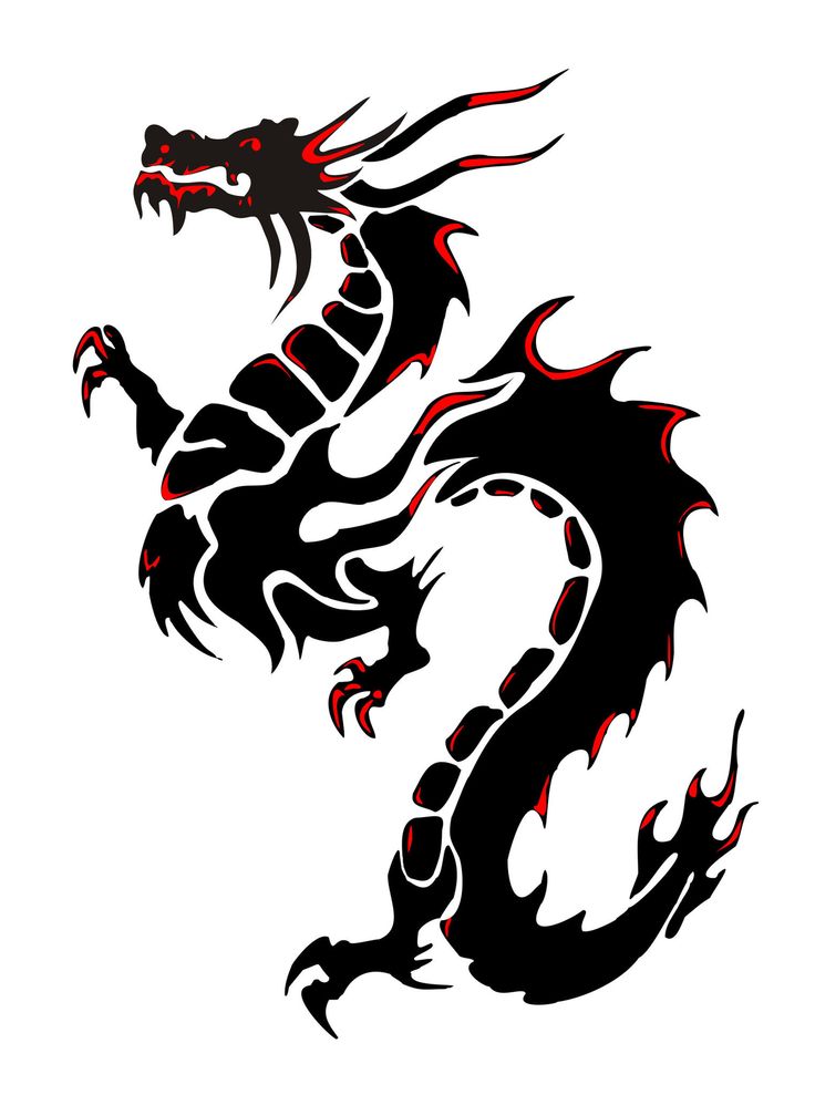 Chinese Dragon Silhouette ClipArt Best
