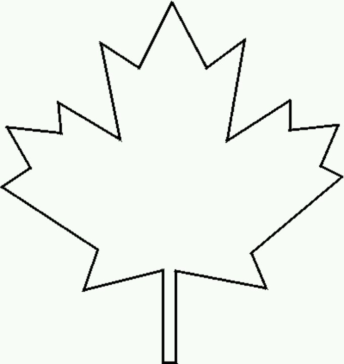Best Photos of Maple Leaf Pattern Template - Fall Leaf Templates ...