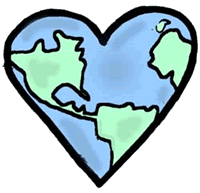 Heart Shaped Earth - Free Clipart Images