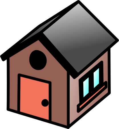 Simple house clipart