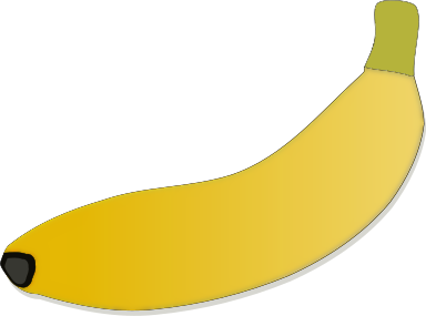 Free Banana Clipart, 1 page of Public Domain Clip Art