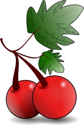 Clipart of cherry tree