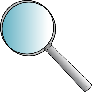 Magnifying Glass clip art - vector clip art online, royalty free ...