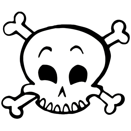Happy Skull Clip Art – Clipart Free Download