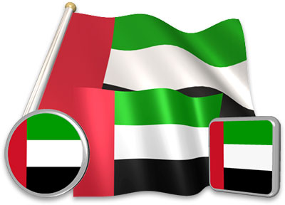 Flag of United Arab Emirates - Pictures, Animation | 3D Flags ...