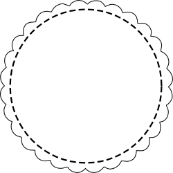 9 Best Images of Printable Scalloped Circle - Scalloped Circle ...