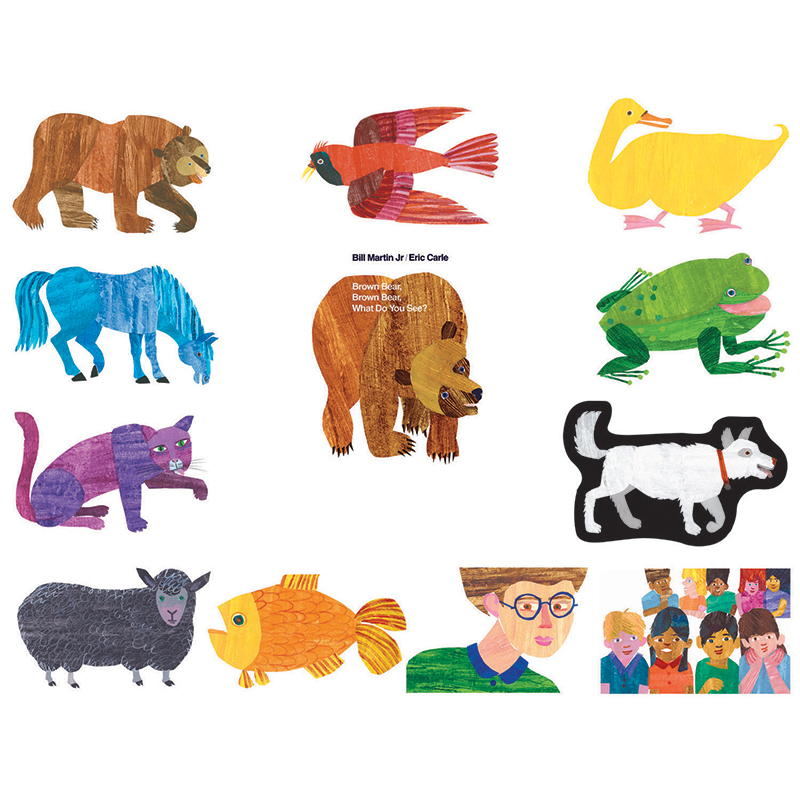 Eric Carle Brown Bear Brown Bear What Do You See Flannelboard Set ...