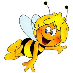 Zzz bee buzzing clipart