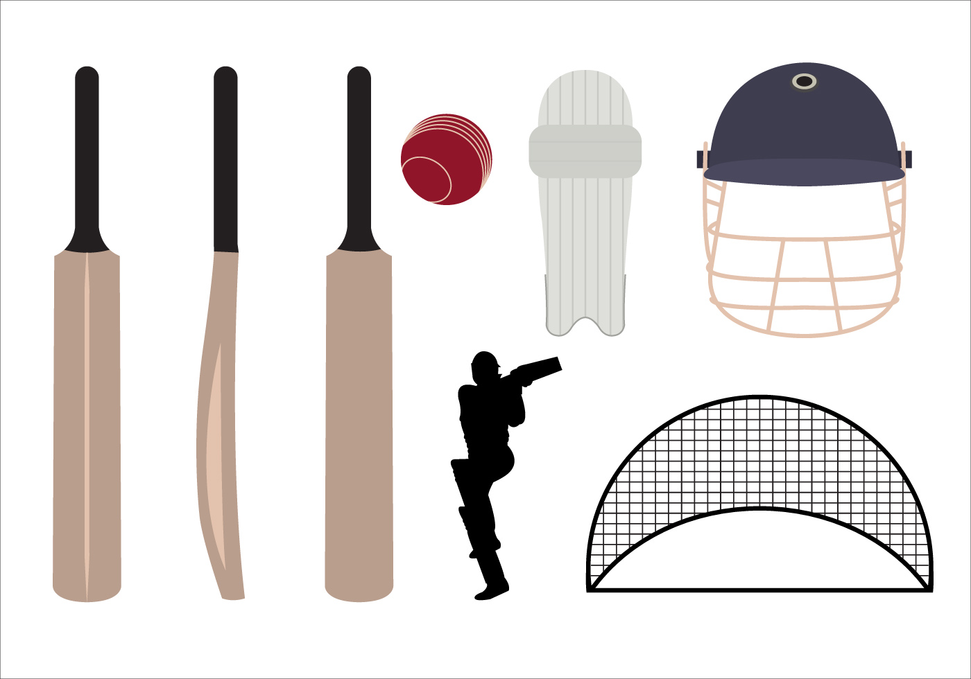 Cricket Ball And Bat - (2683 Free Downloads)