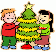 Childrens christmas clipart