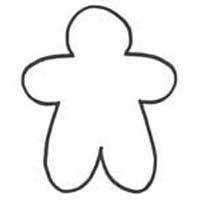 Gingerbread Man Patterns with Gingerbread House Pattern