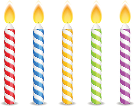 Birthday Candle Clipart - Tumundografico