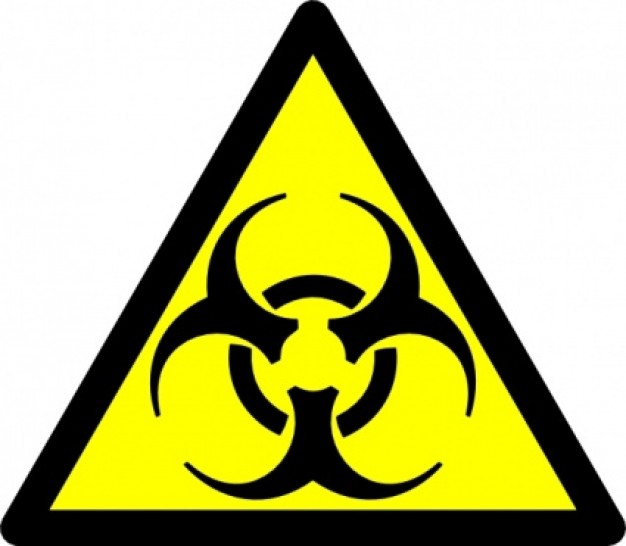 Biohazard Road Symbol clip art | Download free Vector