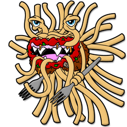 Flying Spaghetti Monster Drawing Lesson