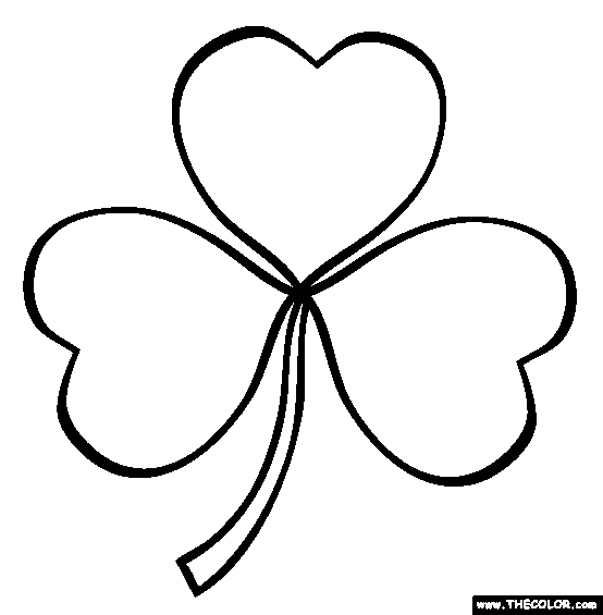 Shamrock Coloring Pages Printable | Free coloring pages