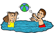 Swimming Pool Party Clip Art